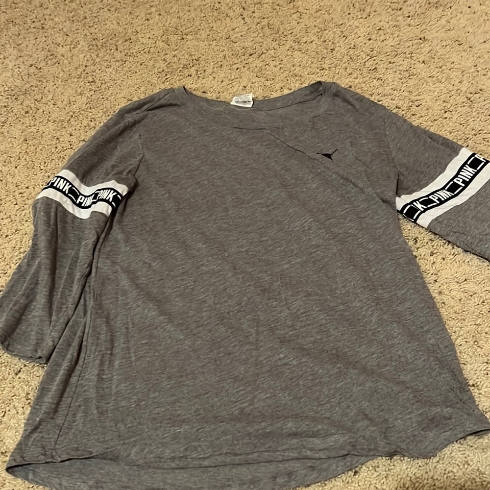 PINK 3/4 Sleeve Tee